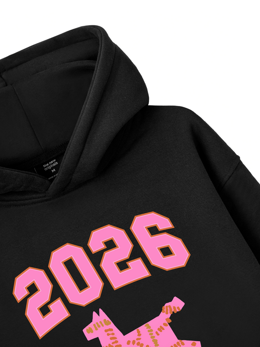 Bubble Pink Pony Hoodie