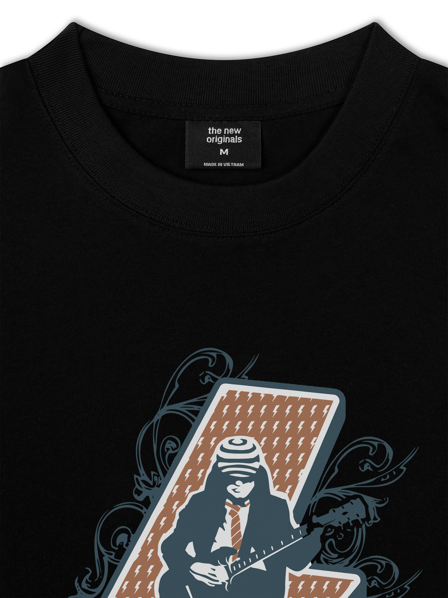 Áo Thun Relaxed Fit AC DC Retro Old Day