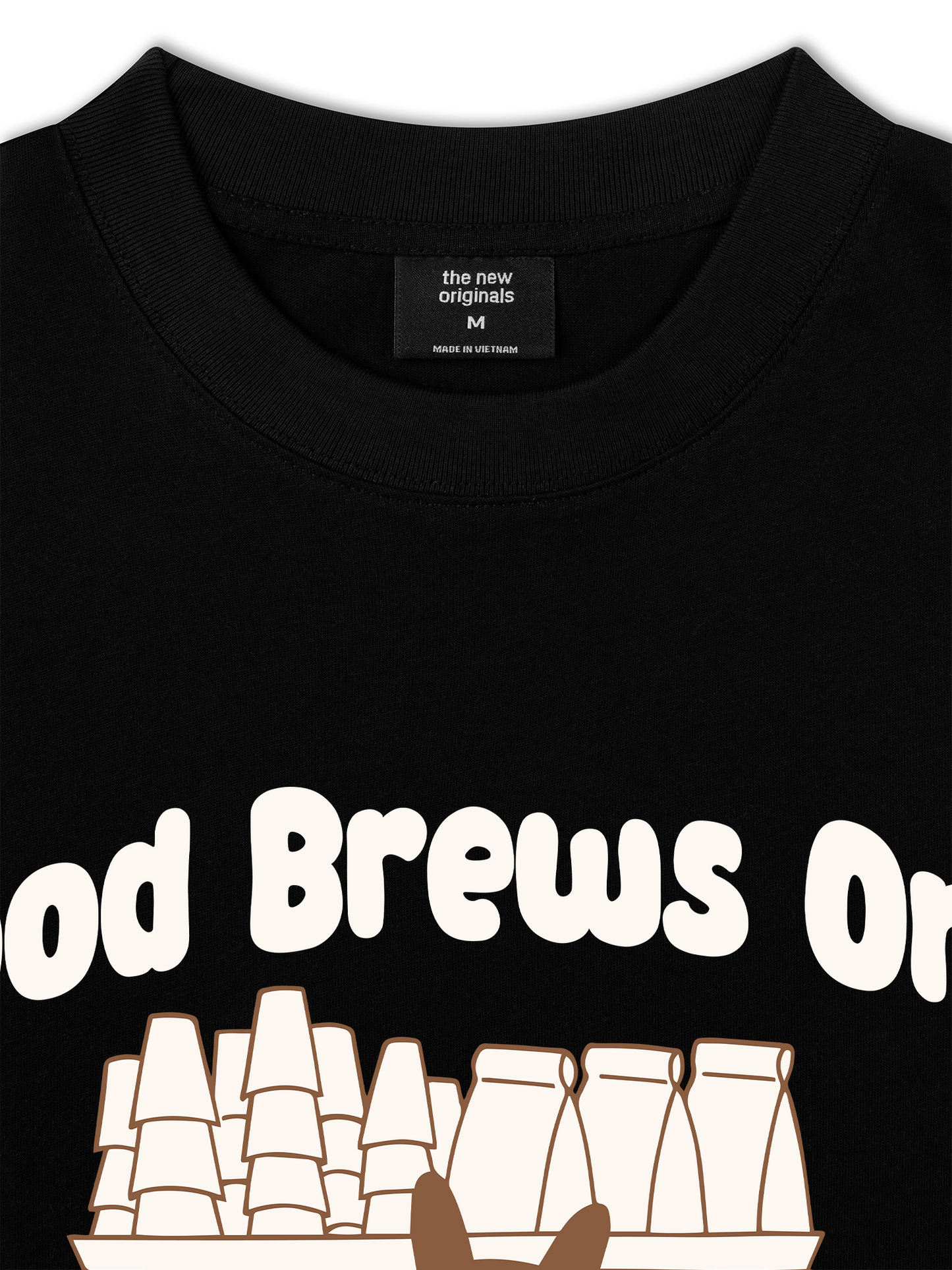 Áo Thun Relaxed Fit Good Brews Only
