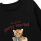 Áo Thun Dài Tay Xmas Cat Party Started