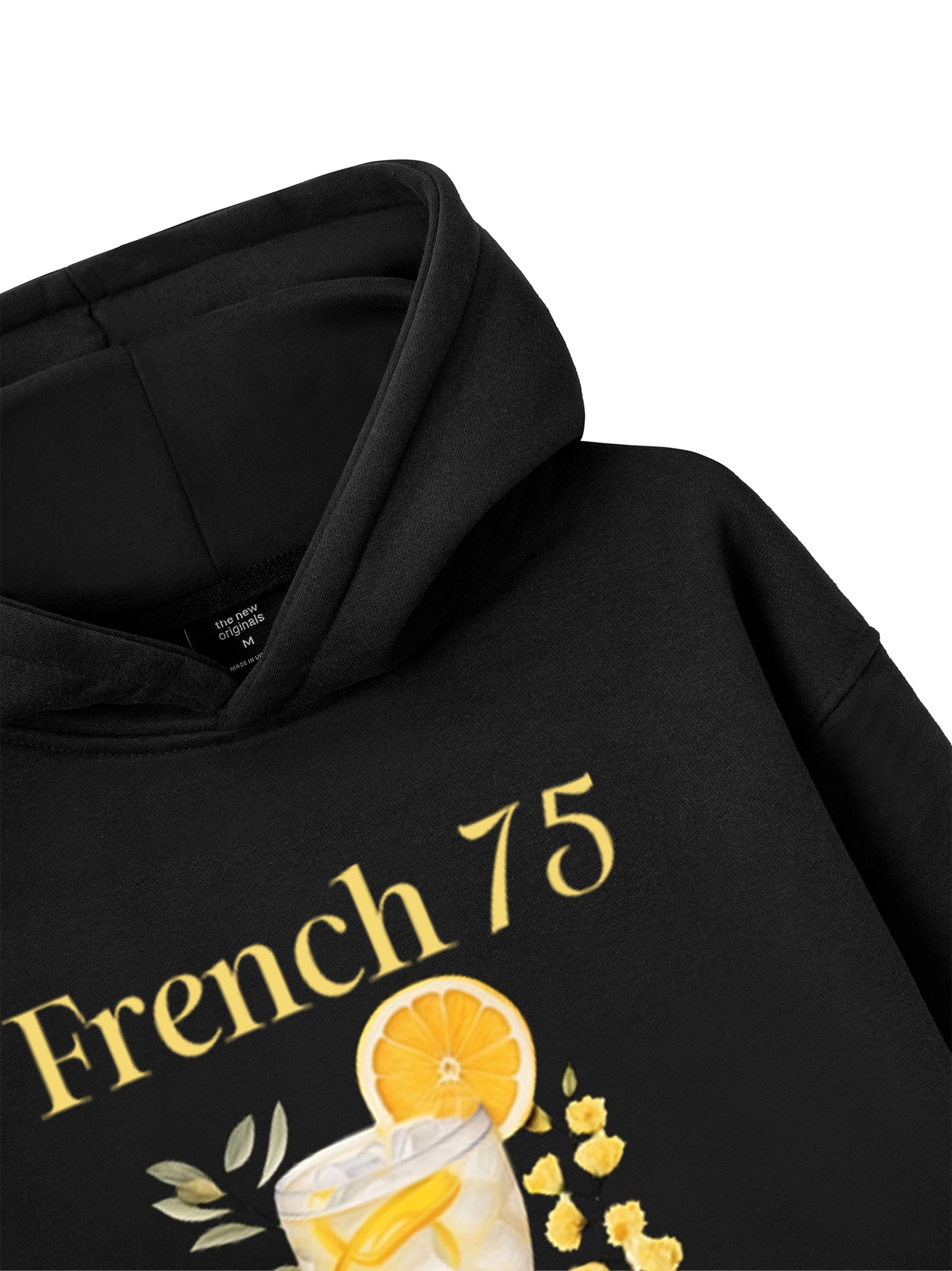 French 75 Cocktail Hoodie