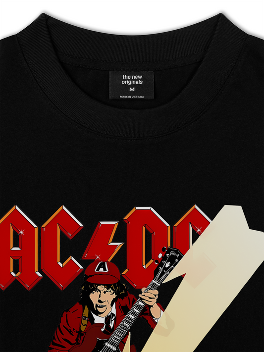 Áo Thun Relaxed Fit AC DC Keep Calm And Listen