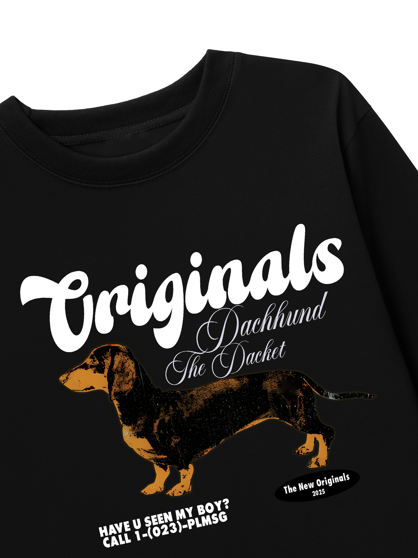 Áo Thun Dài Tay Retro Dachshund