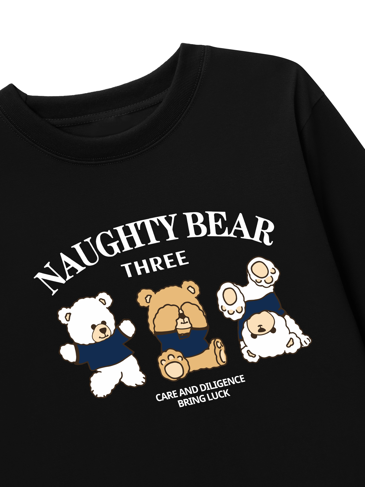 Áo Thun Dài Tay Naughty Bear Three