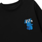 Áo Thun Dài Tay Fuzzy Font Dragon Blue