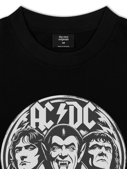 Áo Thun Relaxed Fit AC DC Vampire Survivors
