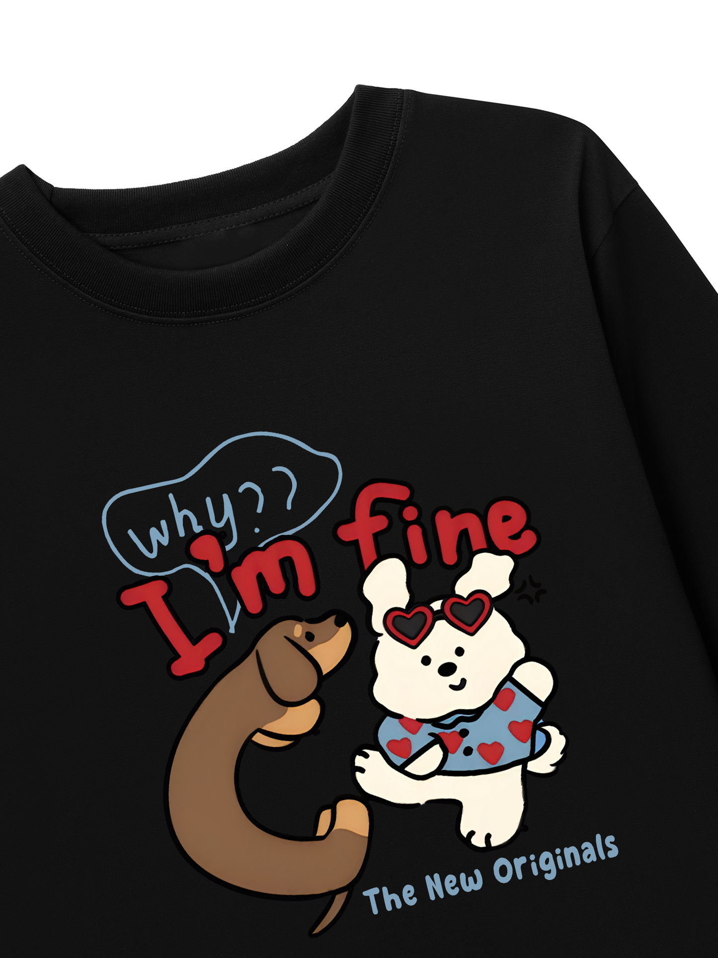 Áo Thun Dài Tay Why I_m Fine