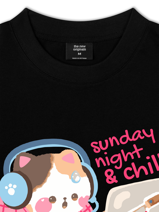 Áo Thun Relaxed Fit Sunday Night & Chill