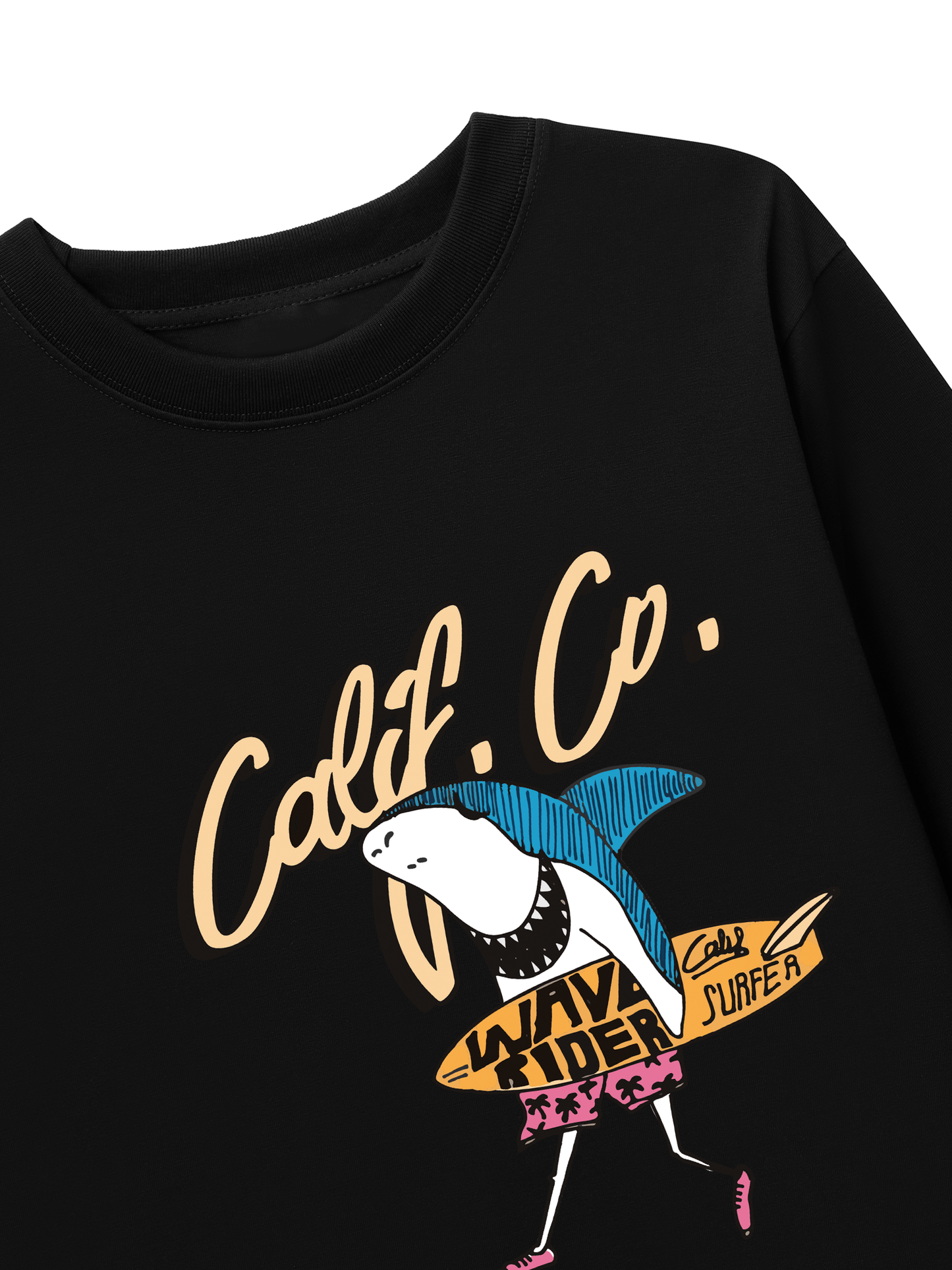 Áo Thun Dài Tay Ocean Shark Surf