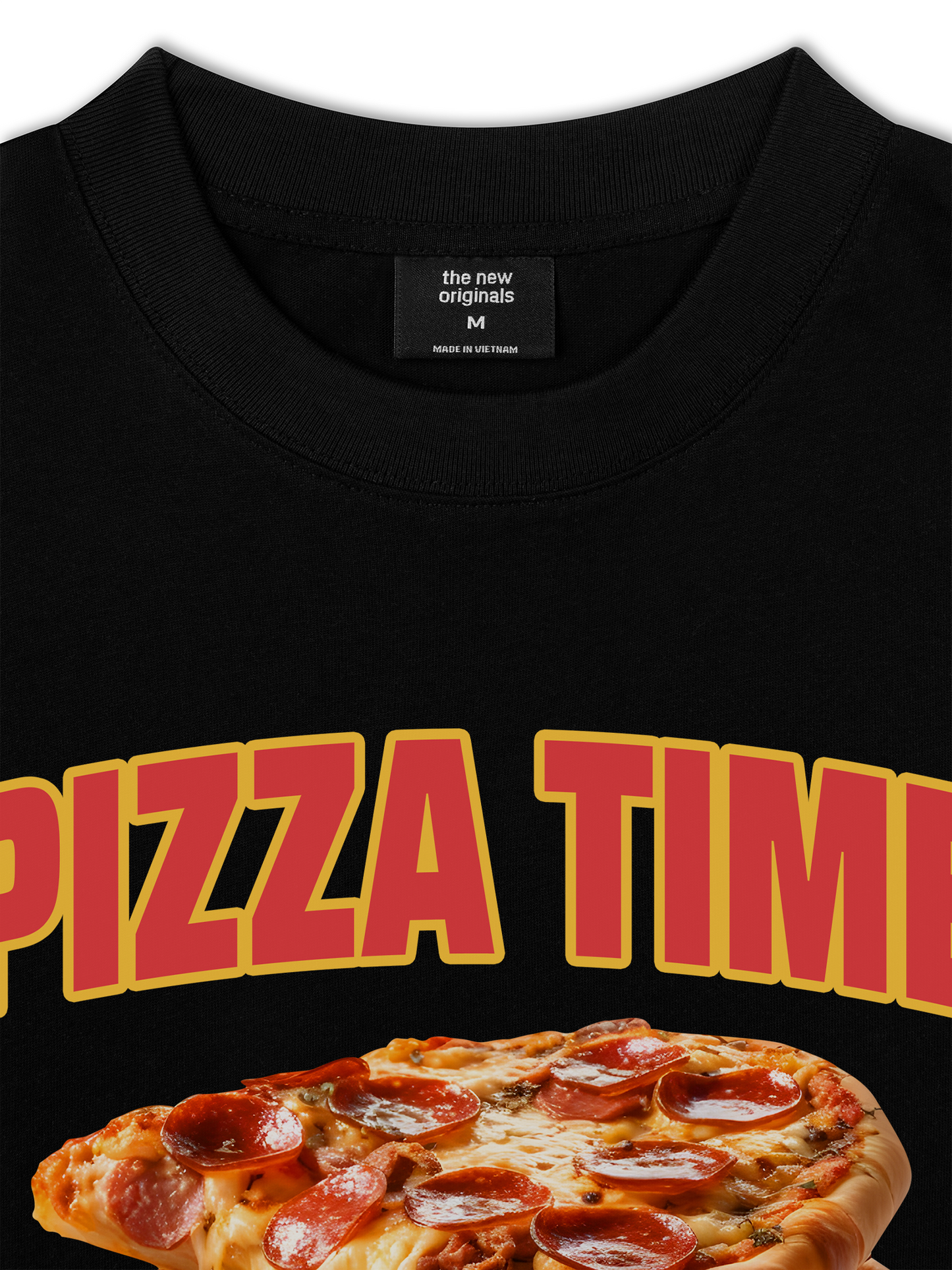 Áo Thun Relaxed Fit Foody Pizza Time