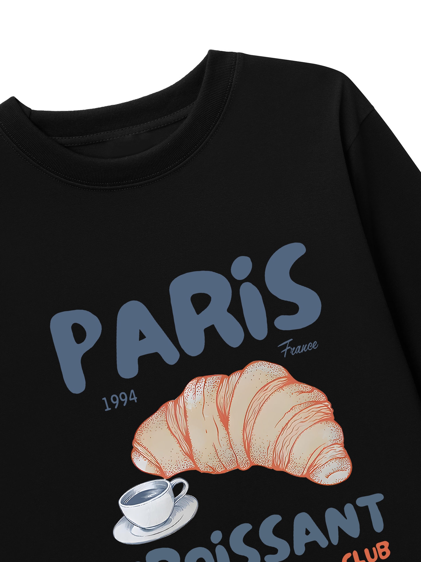 Áo Thun Dài Tay Paris Coissant