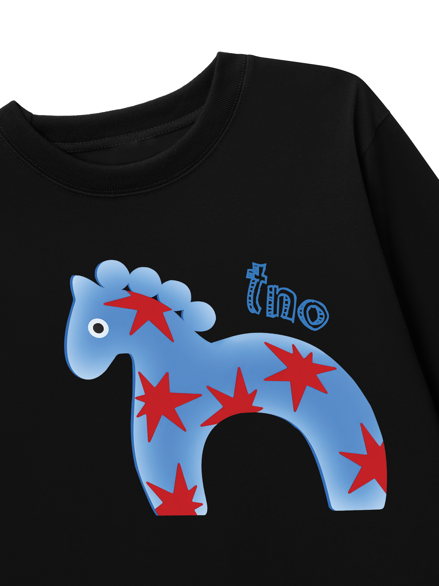 Áo Thun Dài Tay 26 - Blue Horse