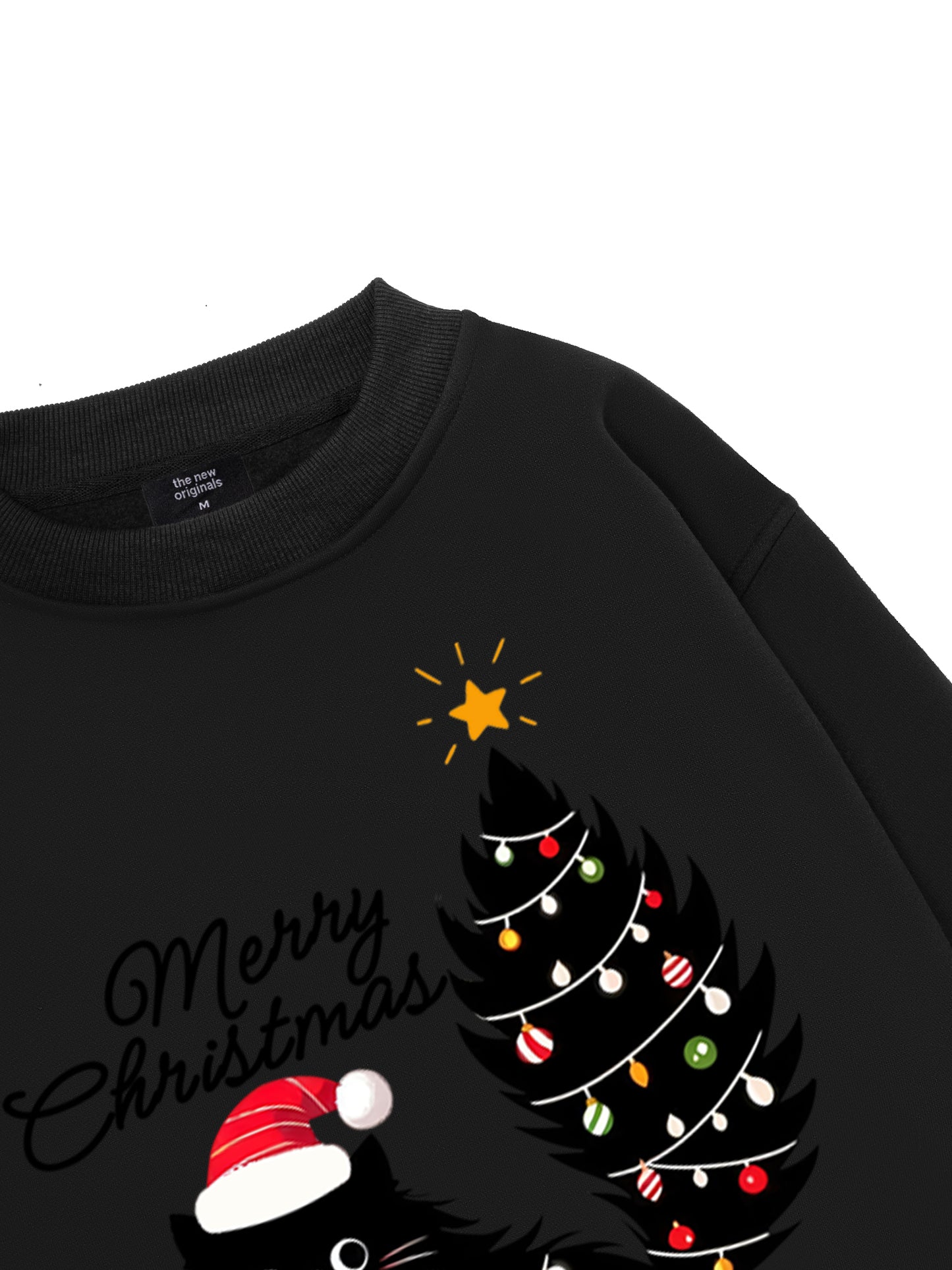 Black Kitty Christmas Sweater