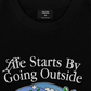 Áo Thun Relaxed Fit Be Bold Life Starts By Going Outside