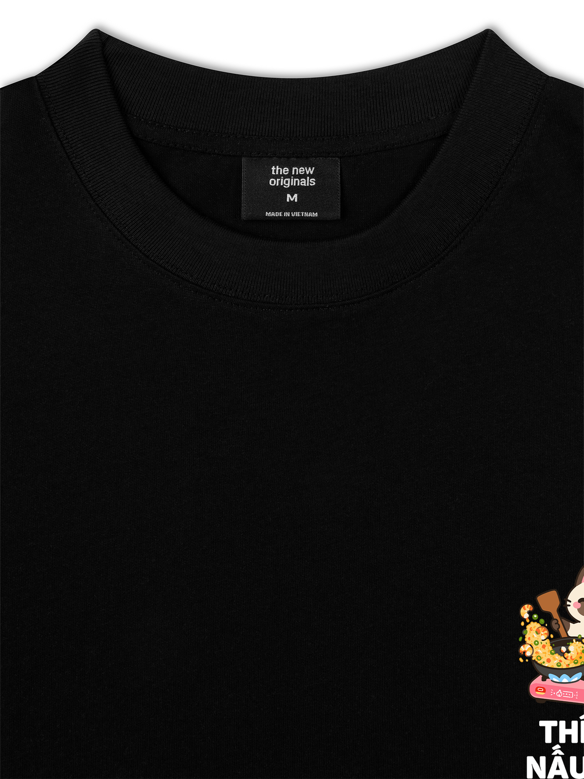 Áo Thun Relaxed Fit Thích Nấu Ăn-Mèo Xiêm