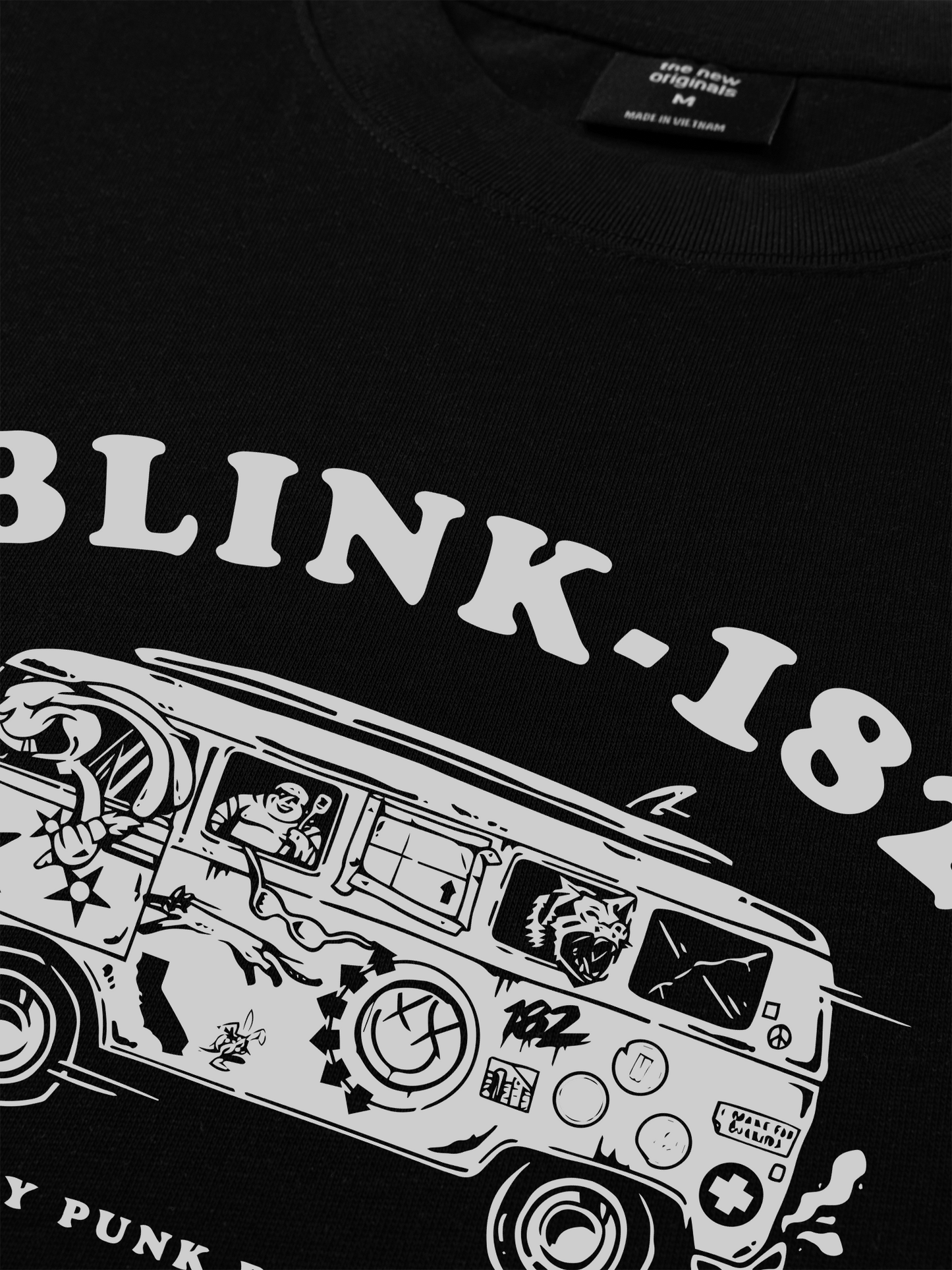 Áo Thun Relaxed Fit Blink 182 Crappy Punk Rock