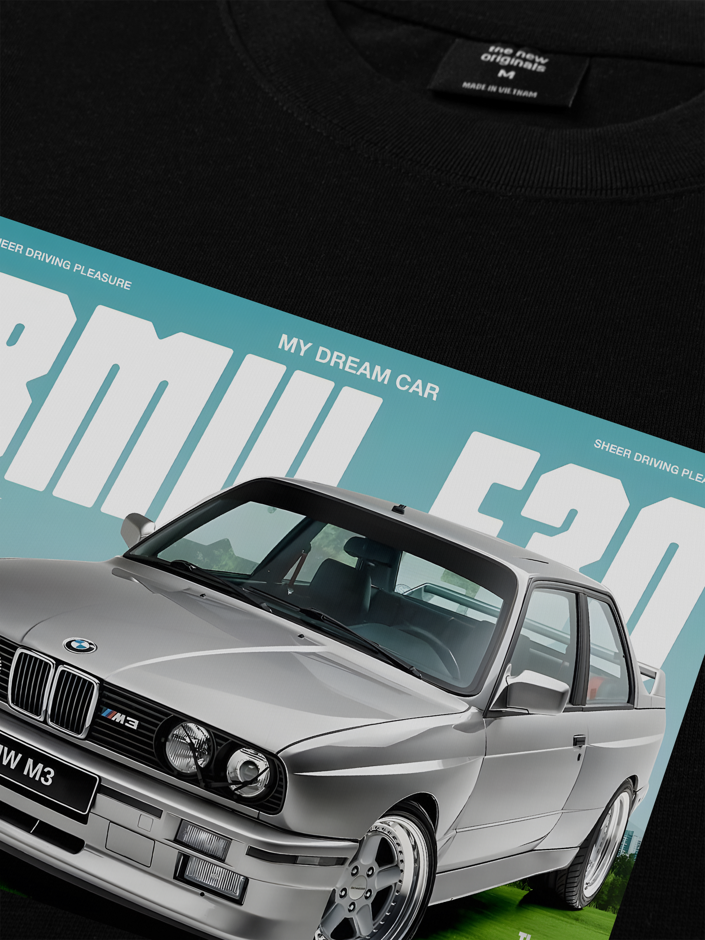 Áo Thun Relaxed Fit Car BMW E30 My Dream Car