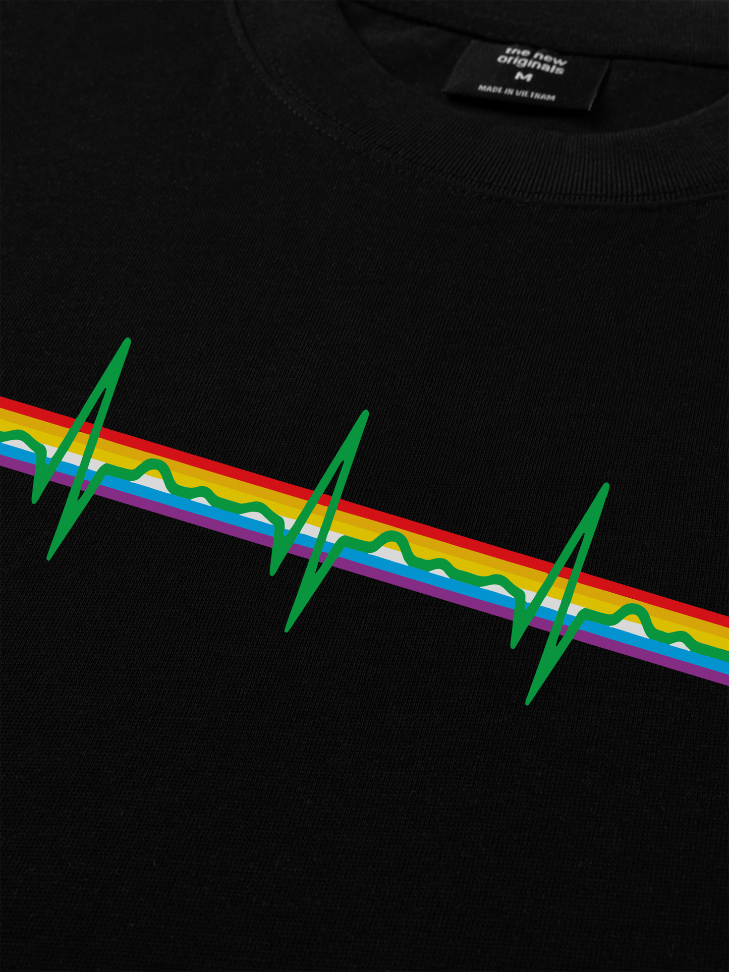 Áo Thun Relaxed Fit Pink Floyd Dark Side Of The Moon Heartbeat