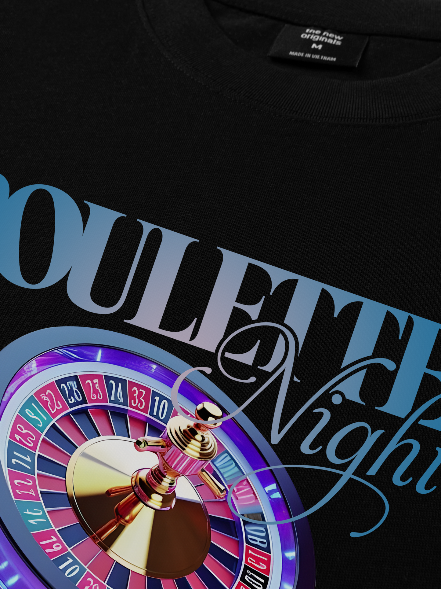 Áo Thun Relaxed Fit Lucky Roulette Night