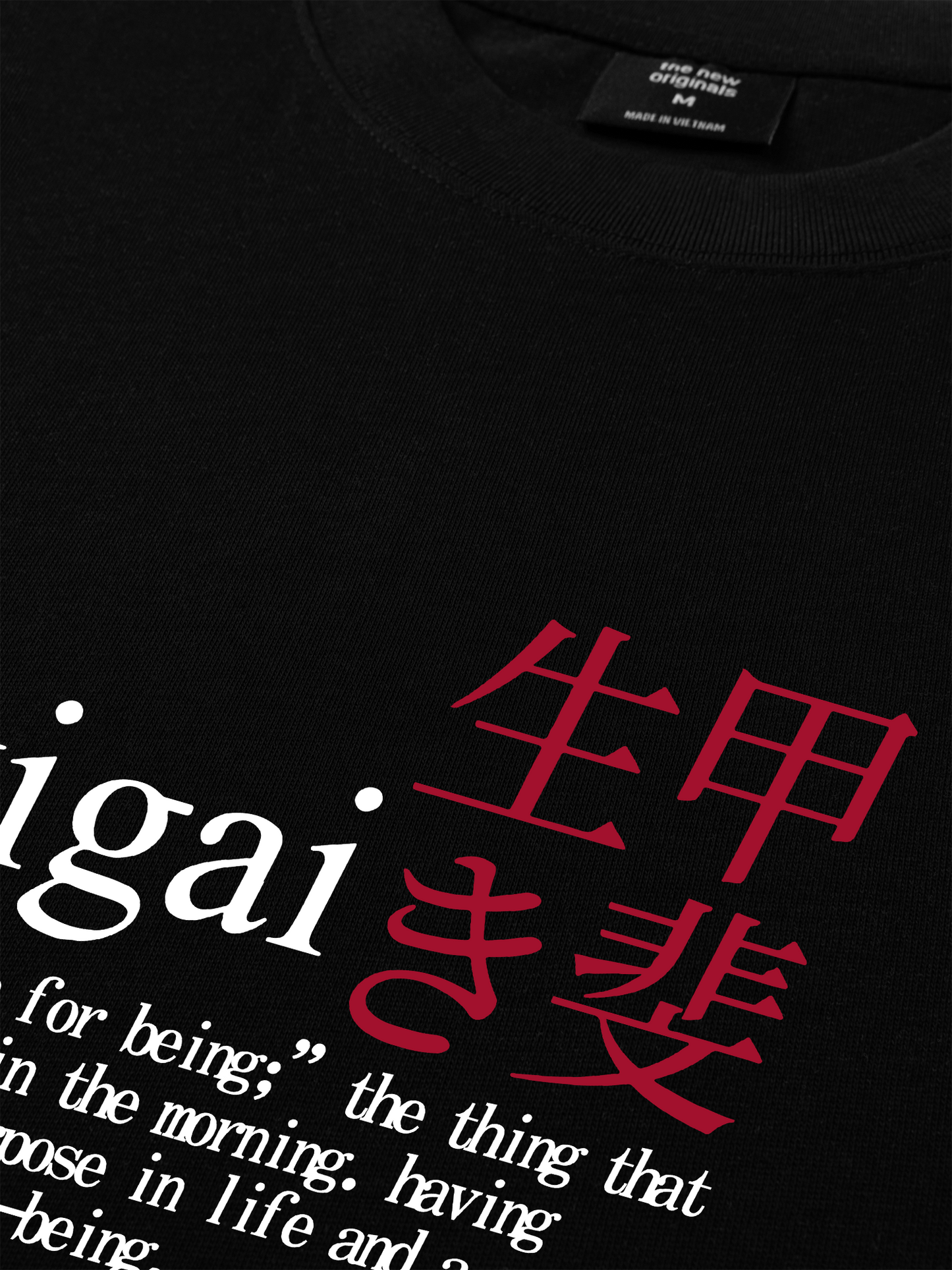 Áo Thun Relaxed Fit Ikigai A Reason For Being