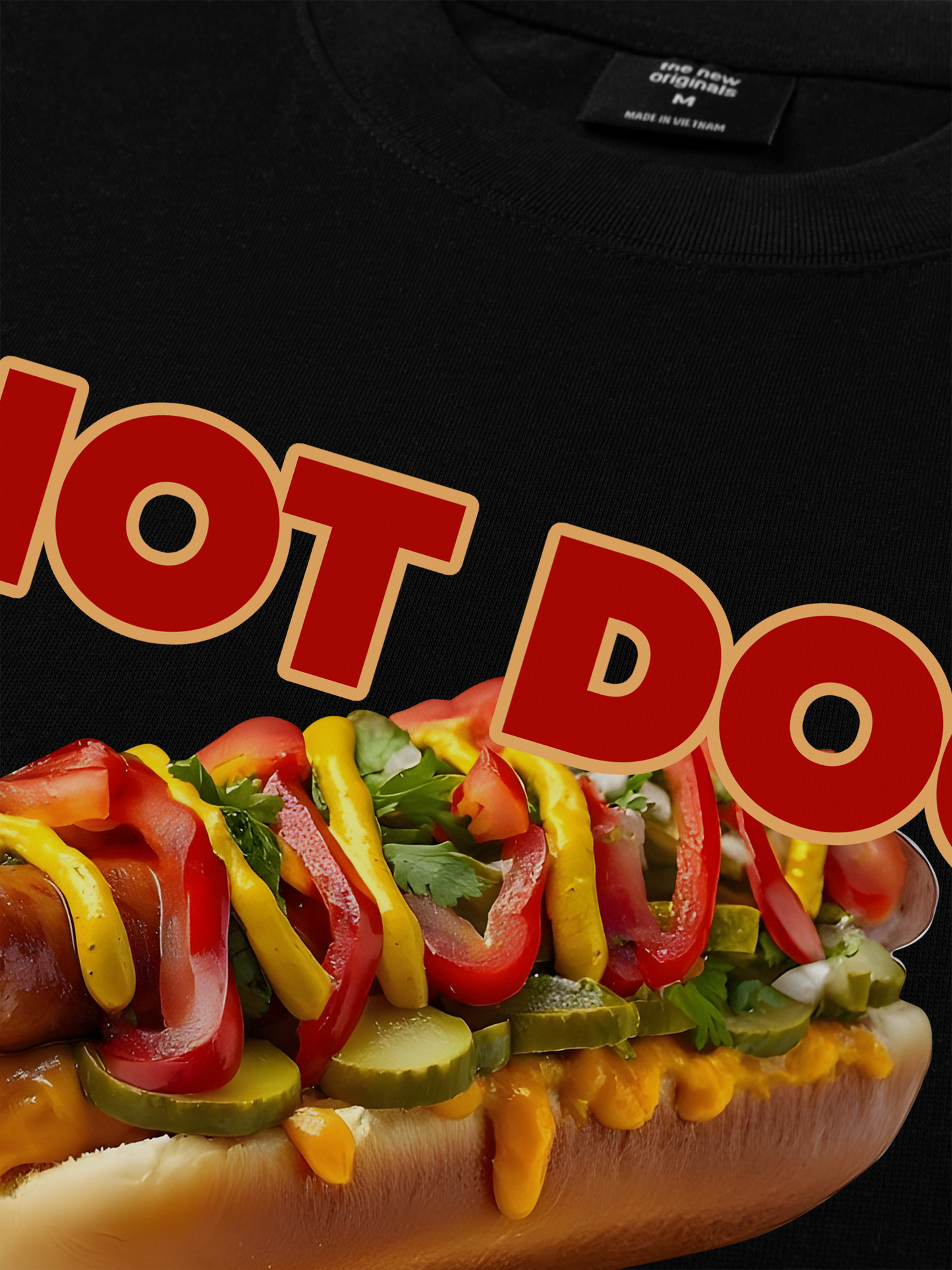 Áo Thun Relaxed Fit Foody Hot Dog