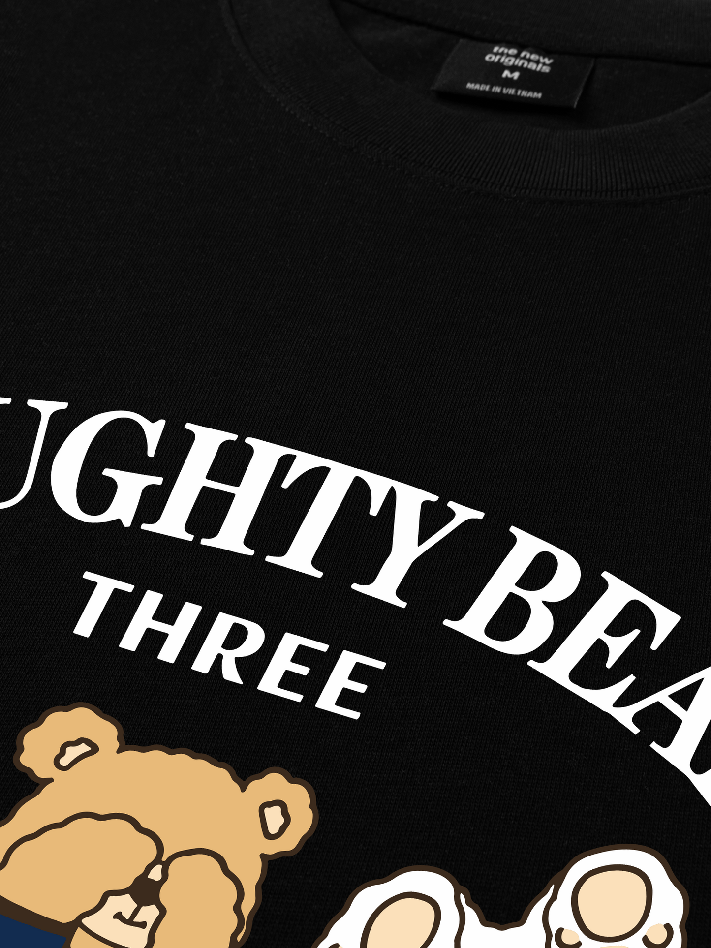 Áo Thun Relaxed Fit Naughty Bear Three