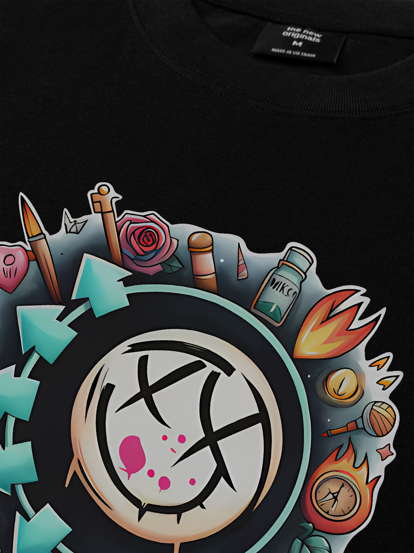 Áo Thun Relaxed Fit Blink 182 Watercolor