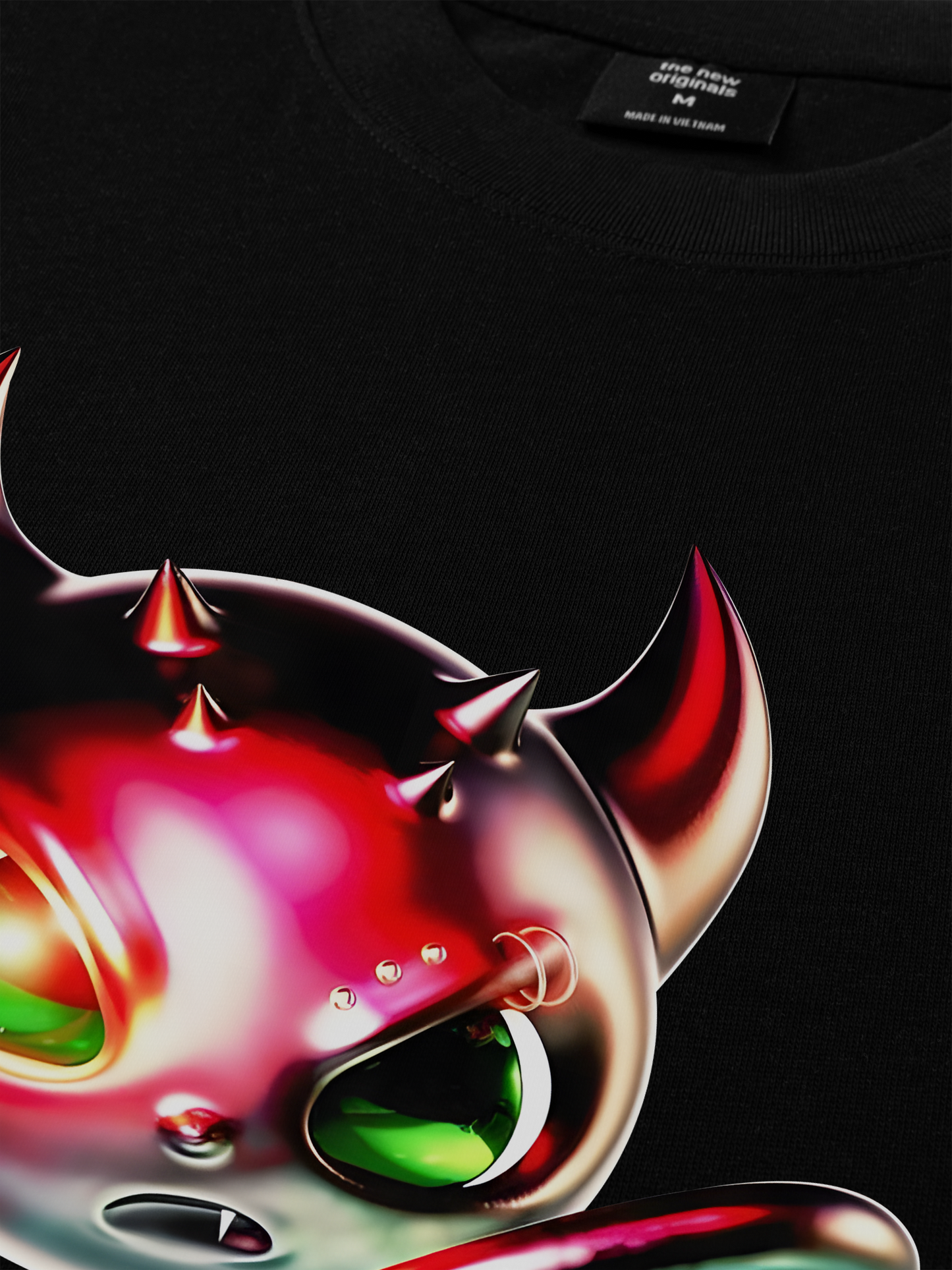 Áo Thun Relaxed Fit Iconic Chrome Devil