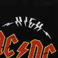 Áo Thun Relaxed Fit Music Rock AC DC High Voltage