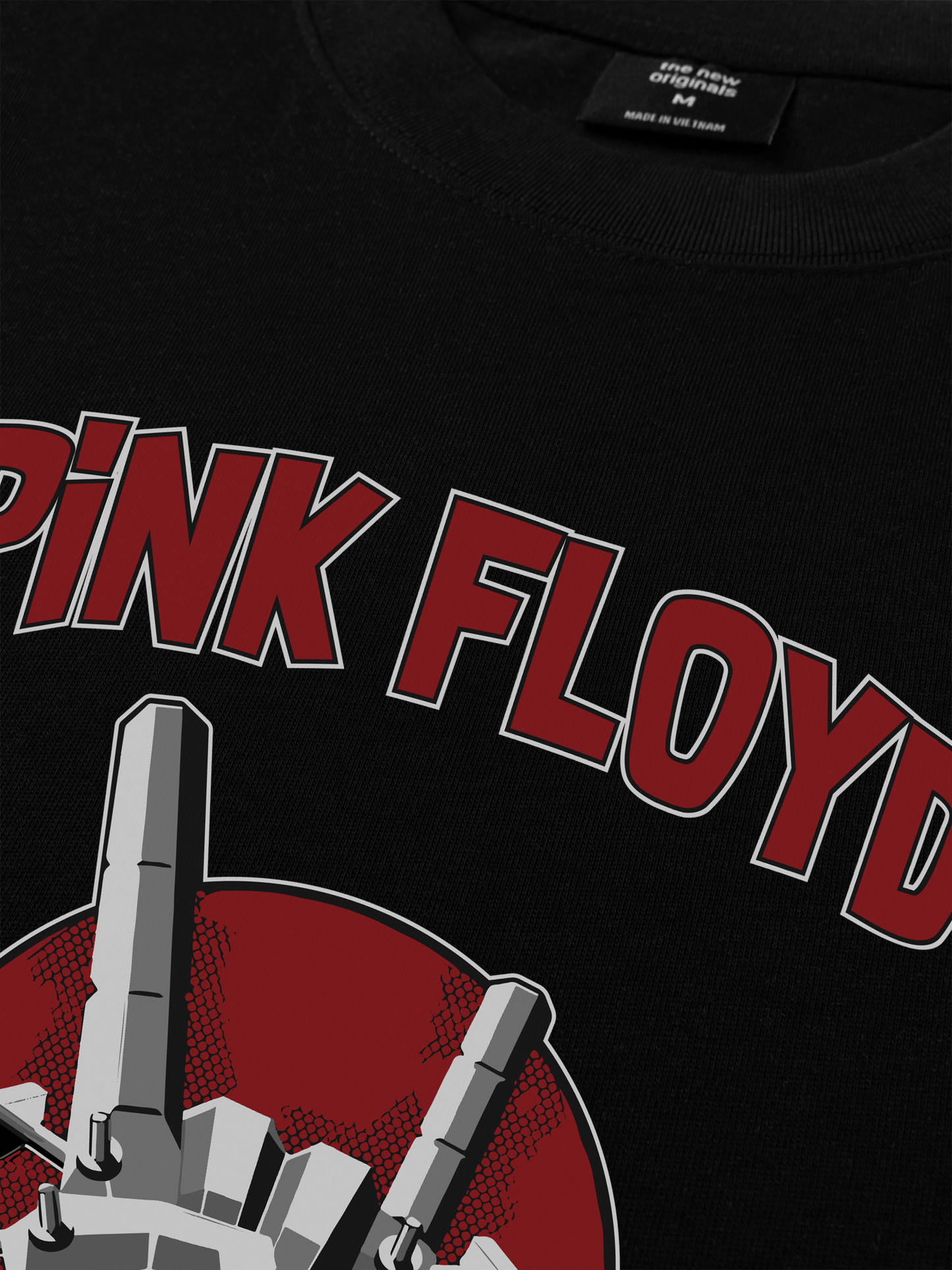 Áo Thun Relaxed Fit Pink Floyd Guitar