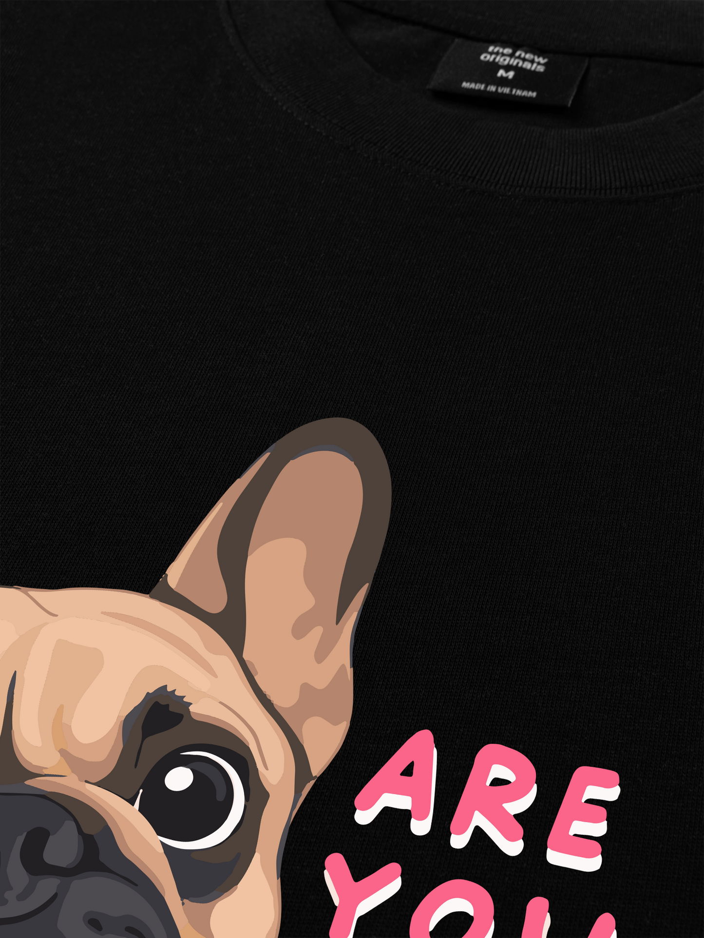 Áo Thun Relaxed Fit Bulldog Are You Gonna Eat That