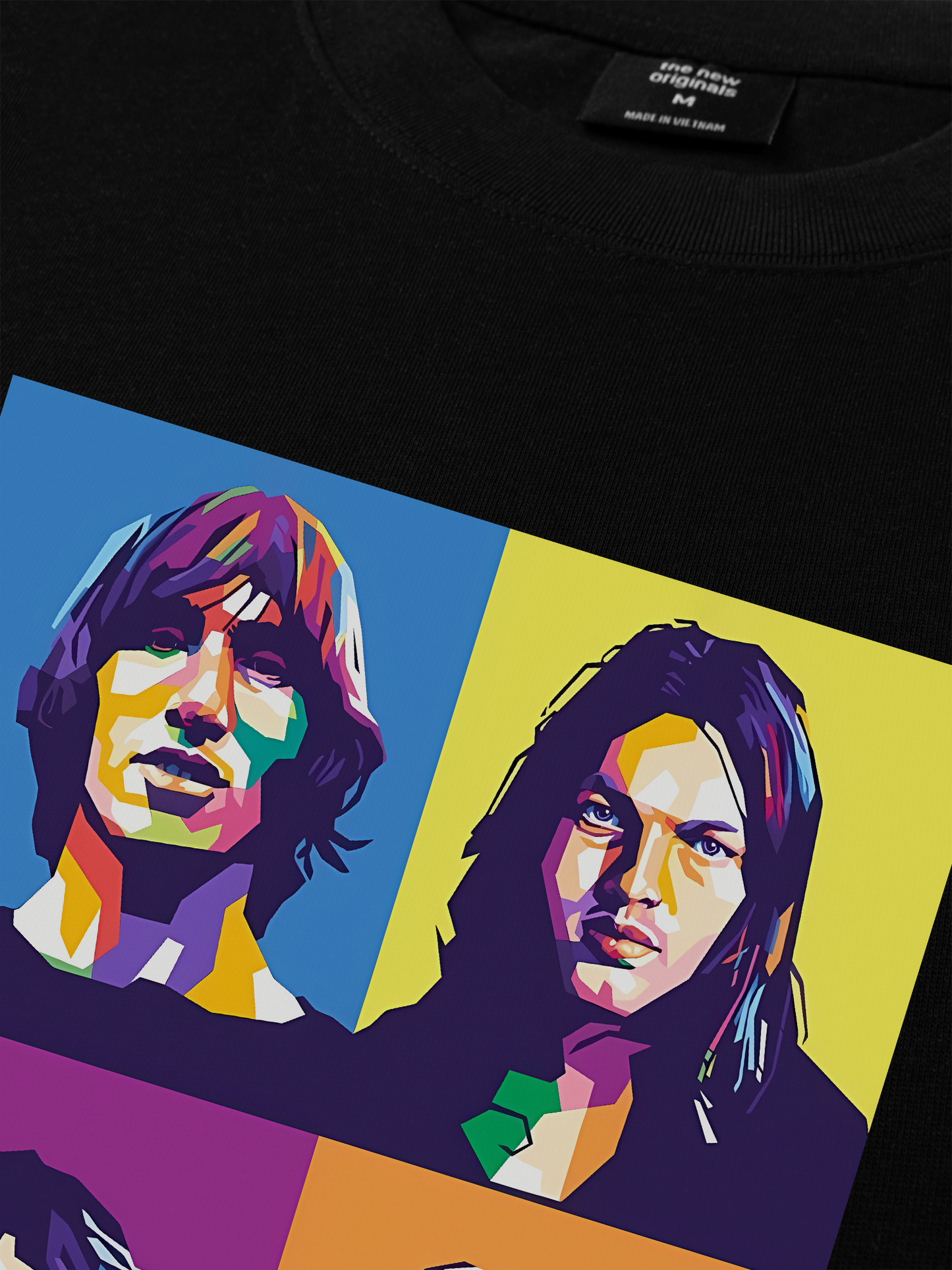 Áo Thun Relaxed Fit Pink Floyd Band Poster