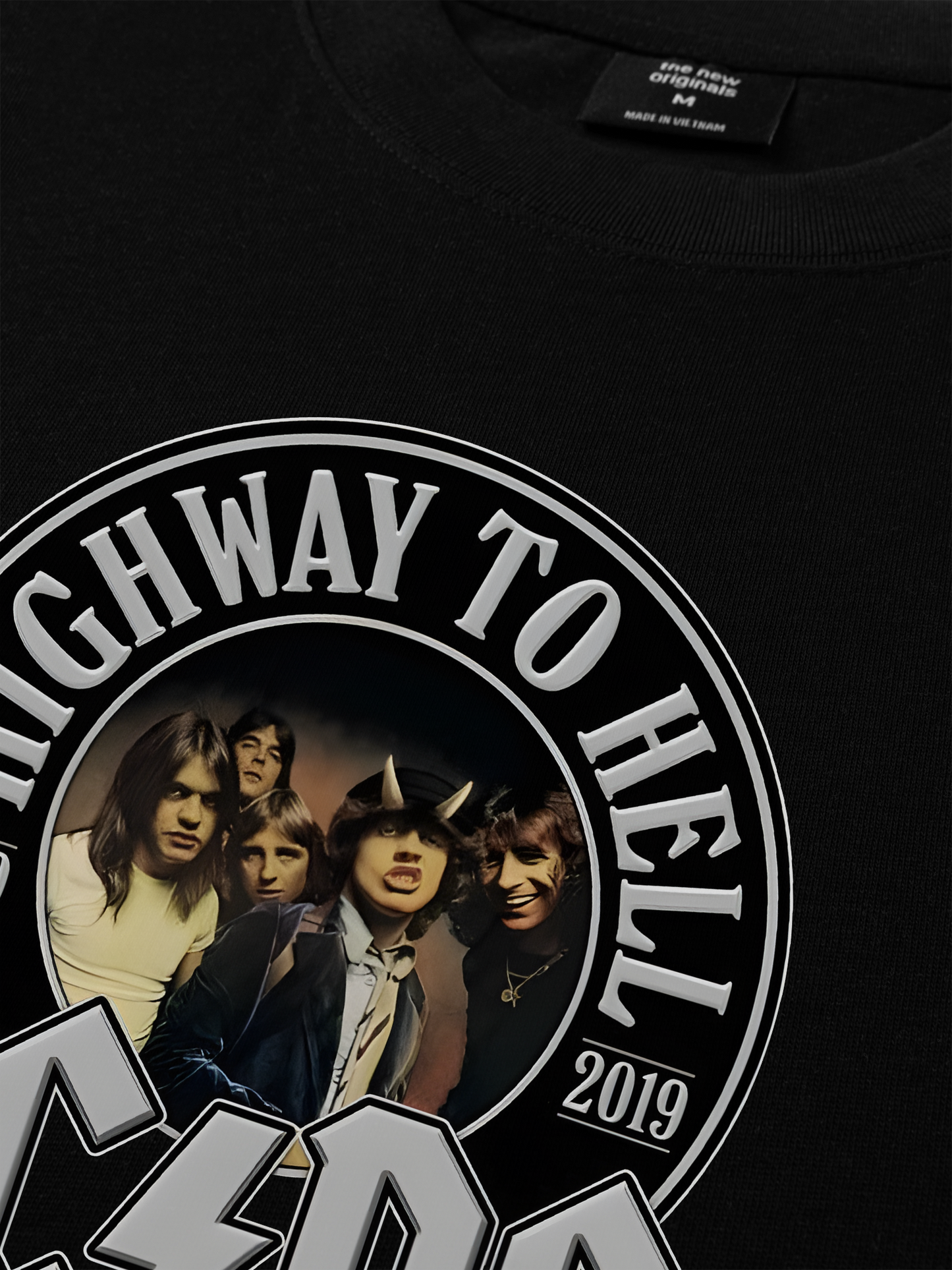 Áo Thun Relaxed Fit AC DC Highway To Hell