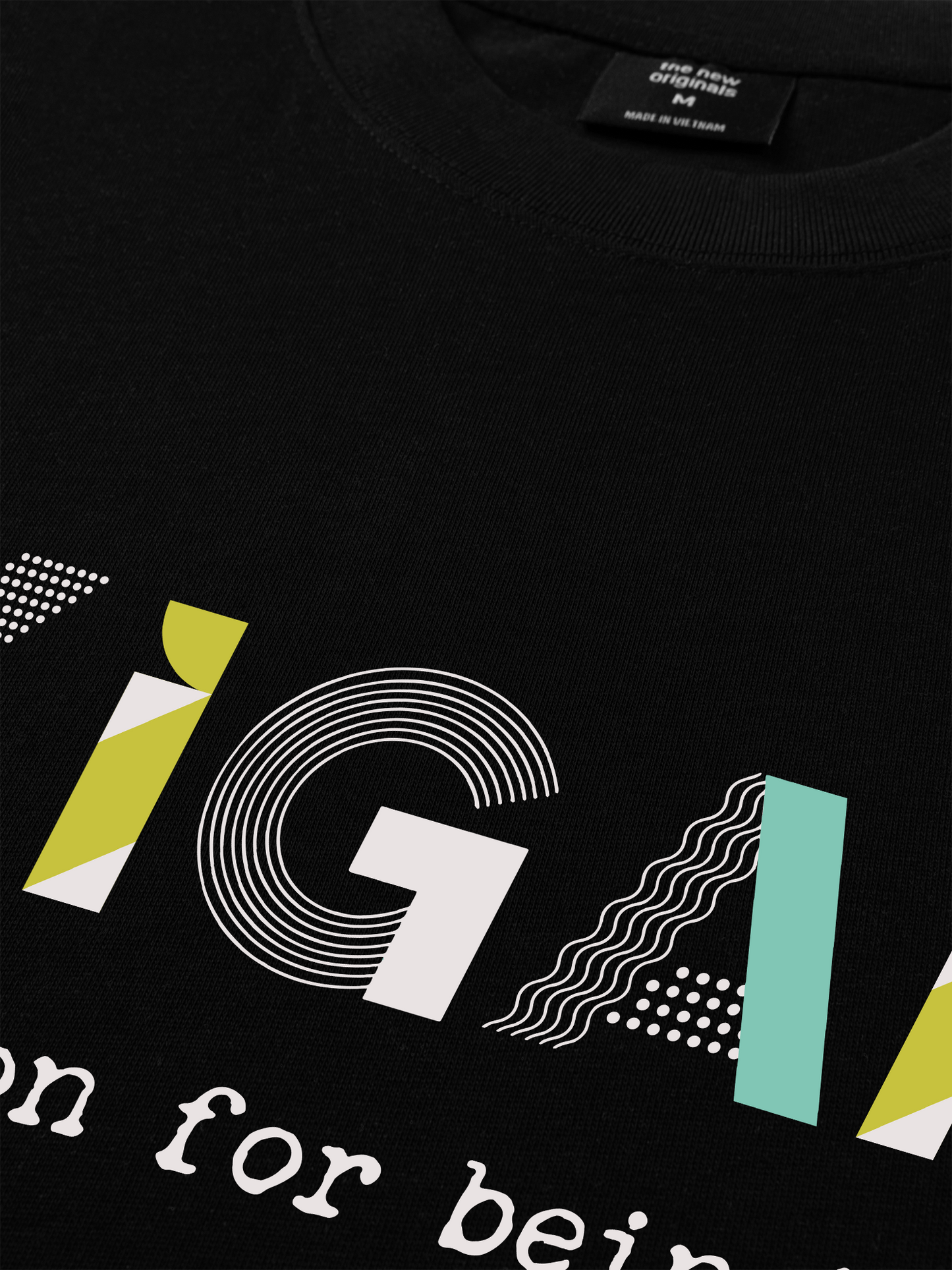 Áo Thun Relaxed Fit Geometric Ikigai