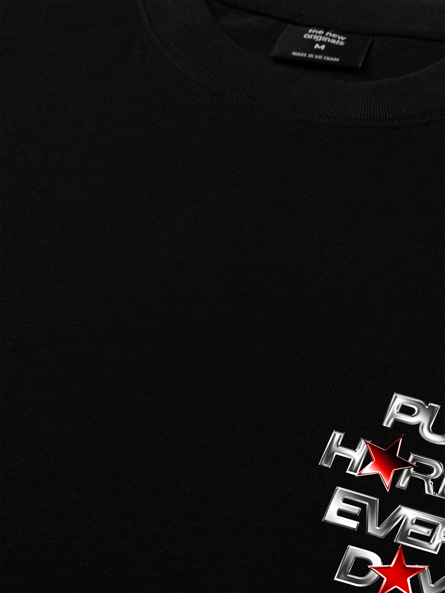 Áo Thun Relaxed Fit Push Harder Every Day