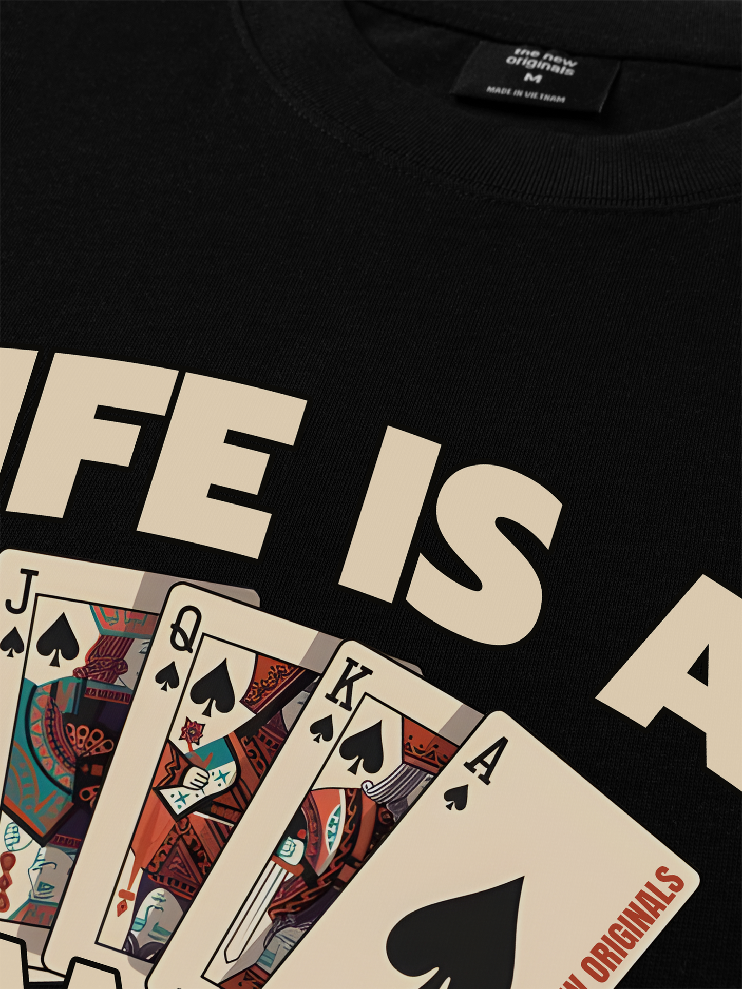 Áo Thun Relaxed Fit Lucky Life Is A Gamble