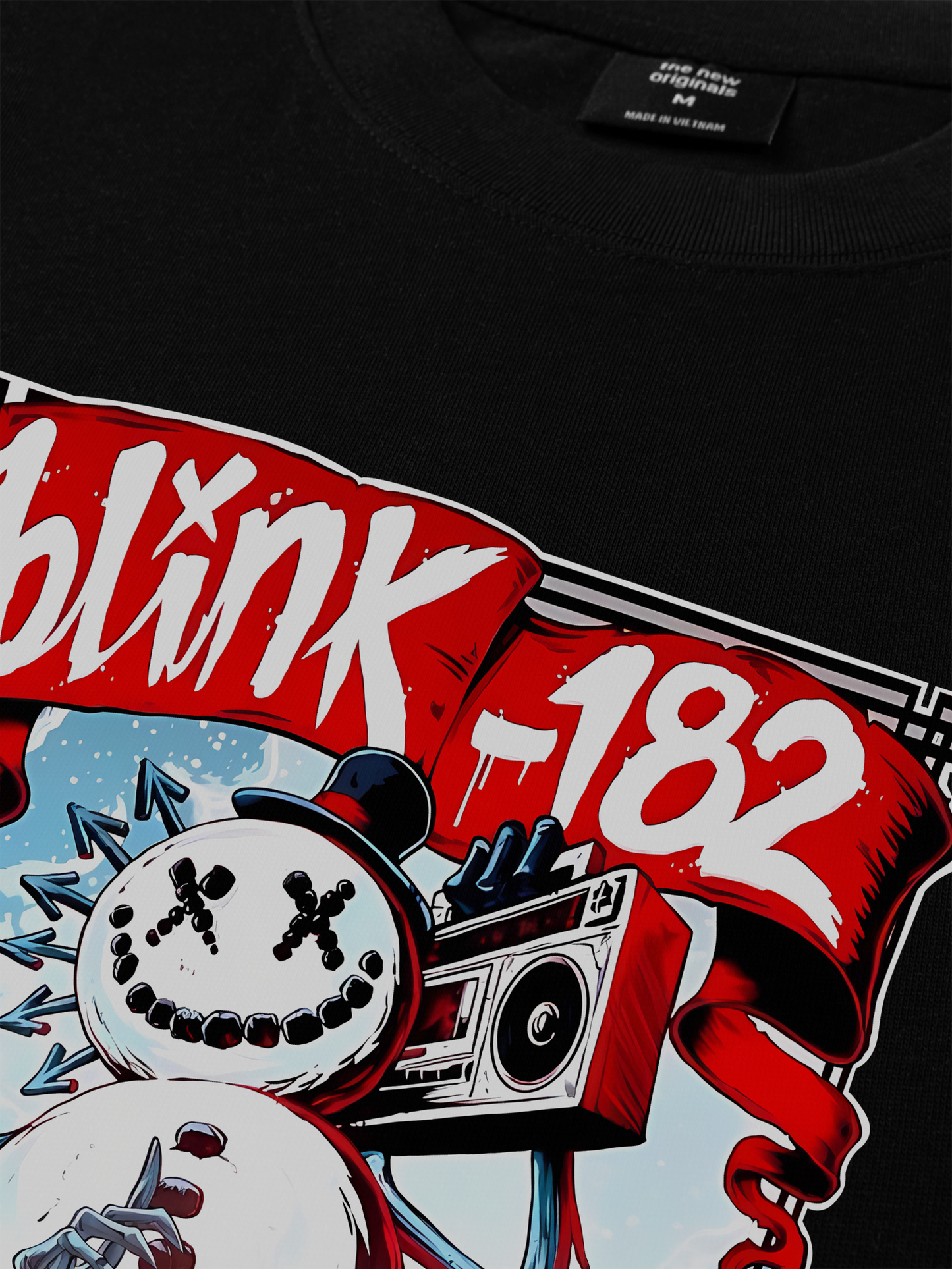 Áo Thun Relaxed Fit Blink 182 Merry Xmas