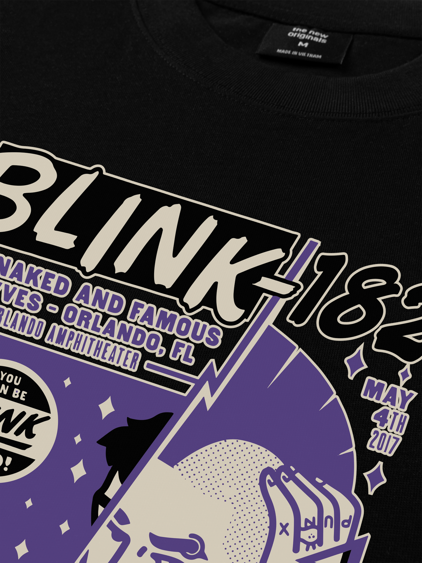 Áo Thun Relaxed Fit Blink 182 You Can be Punk Too