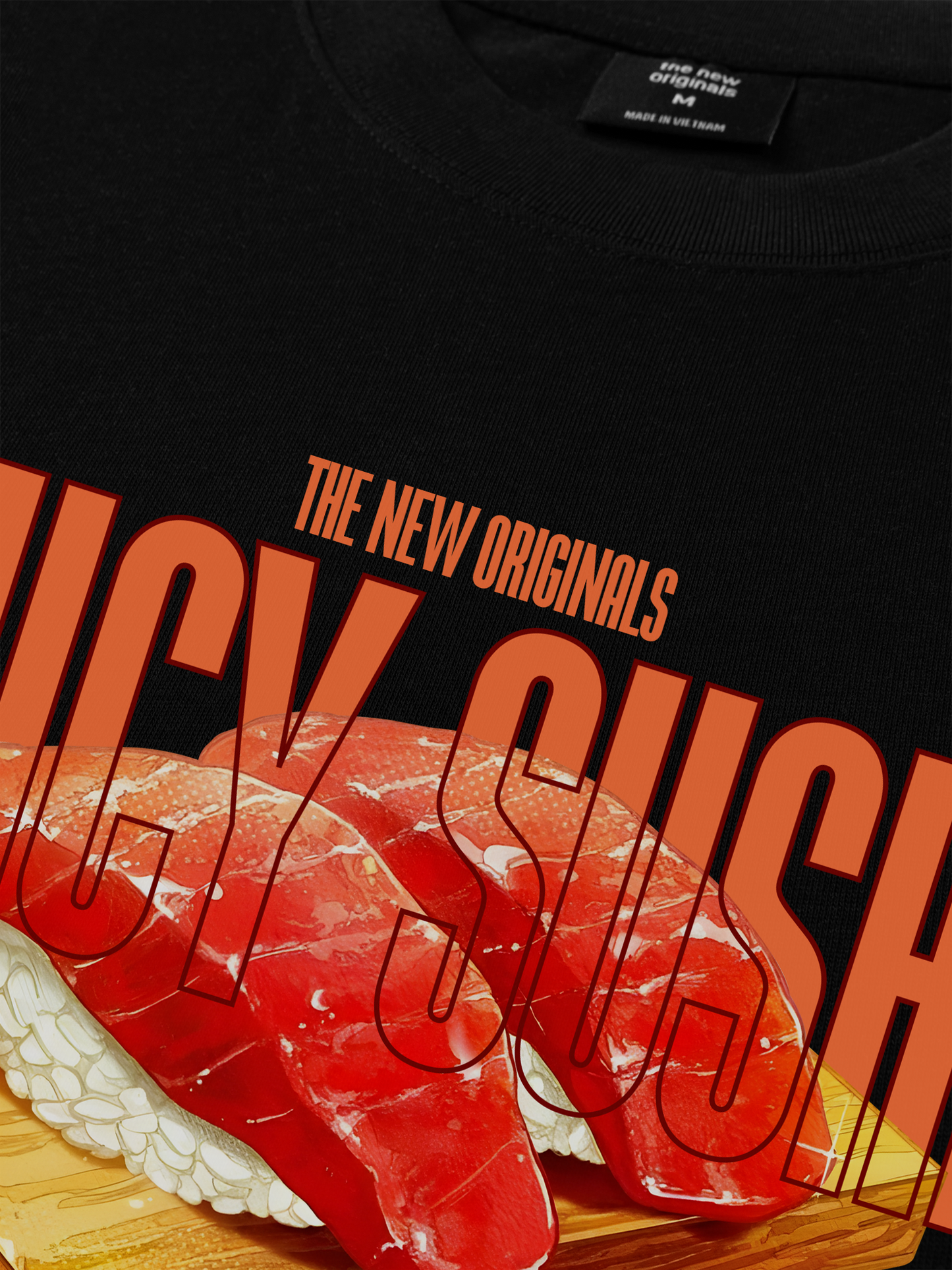 Áo Thun Relaxed Fit Foody Juicy Sushi