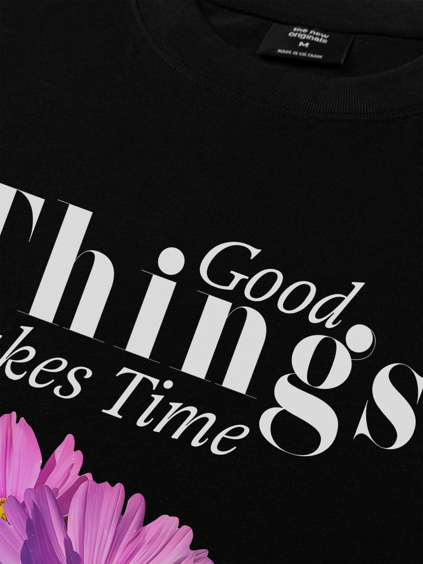 Áo Thun Relaxed Fit Iconic Good Things Take Time
