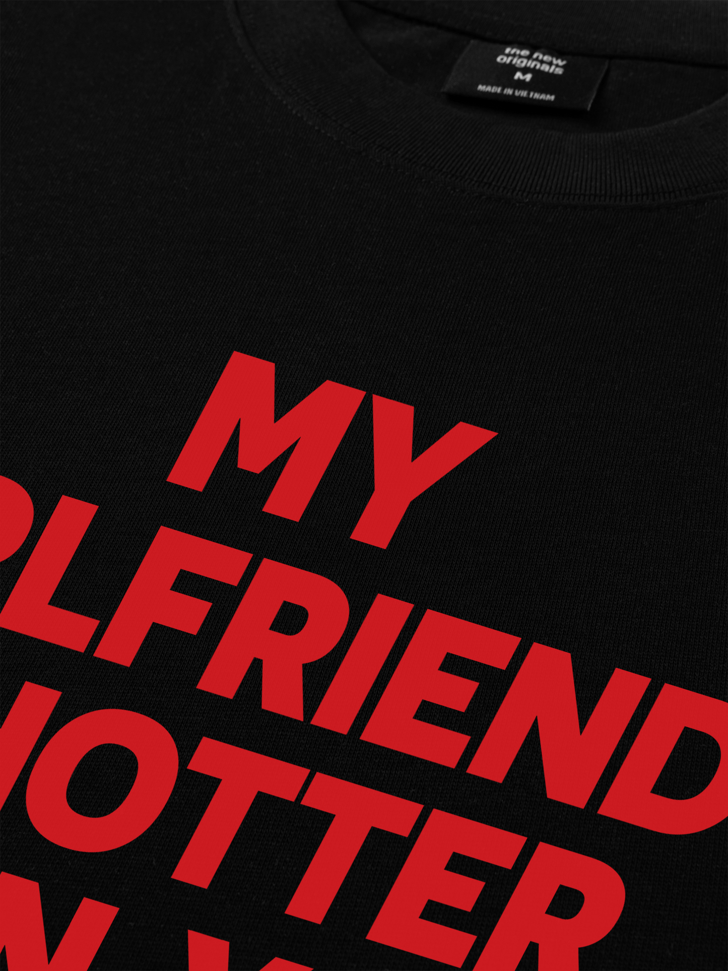 Áo Thun Relaxed Fit Life Vibe My Girlfriend