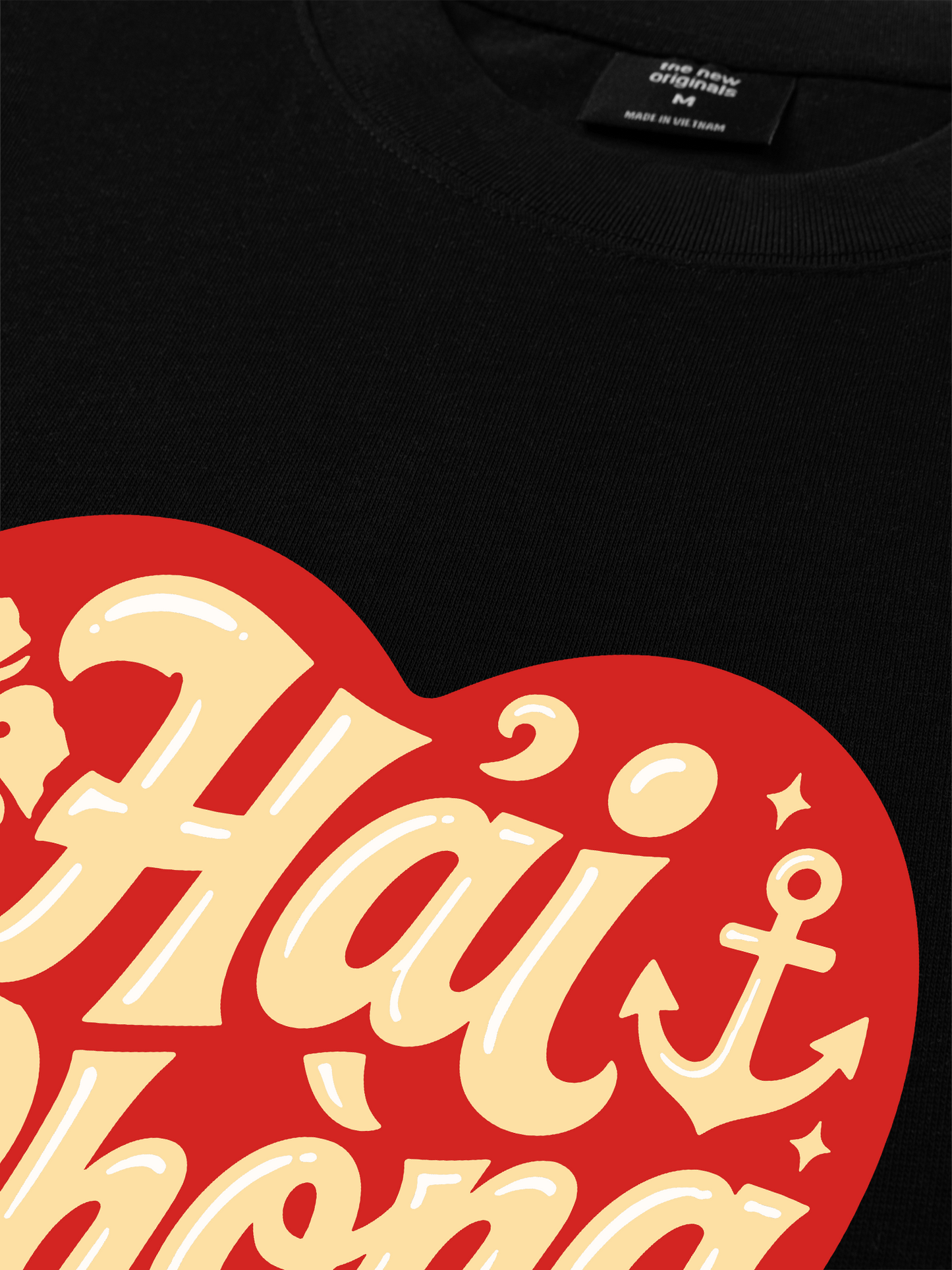 Áo Thun Relaxed Fit Hải Phòng In My Heart Retro