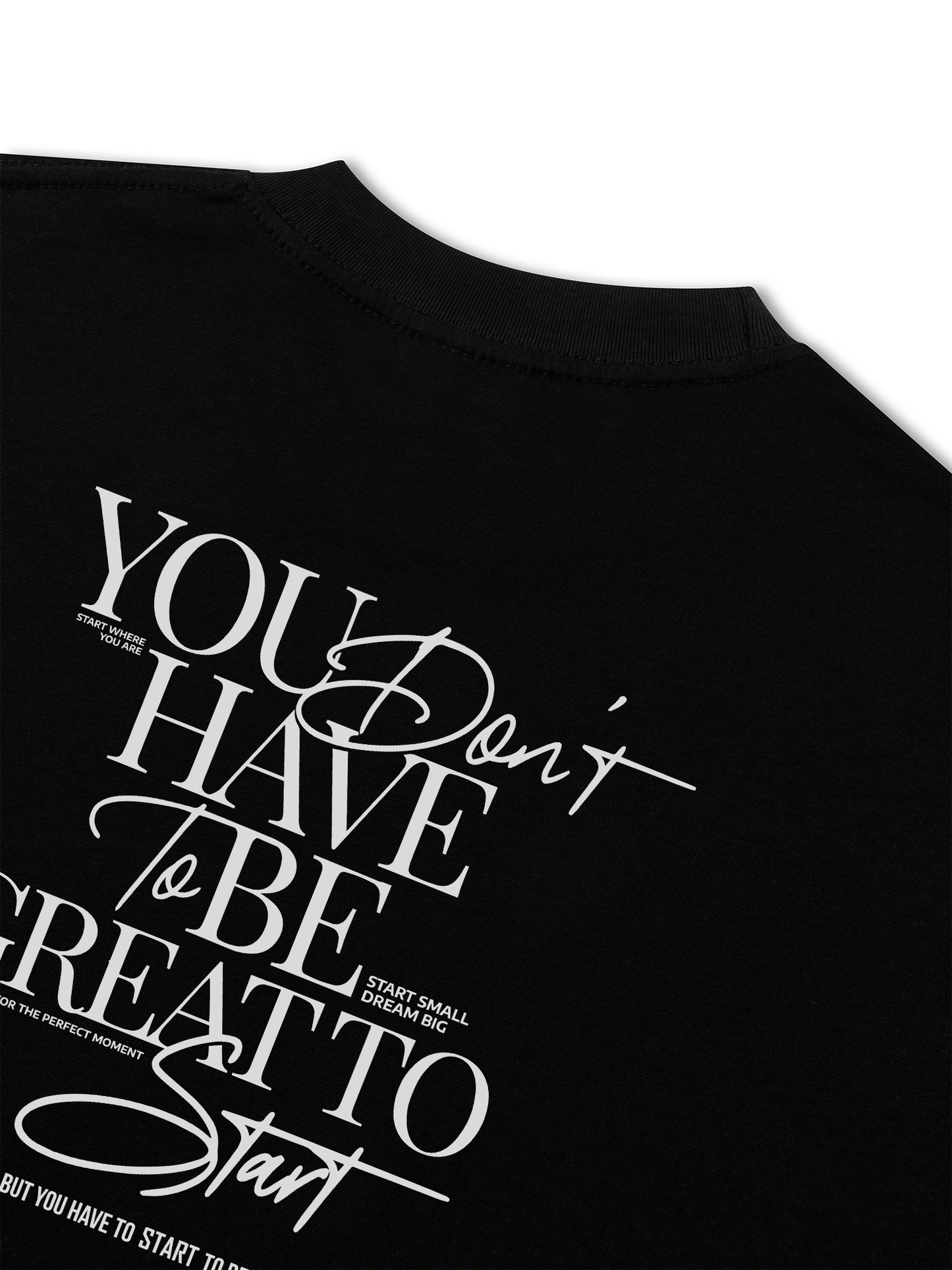 Áo Thun Relaxed Fit Be Bold Start Small Dream Big