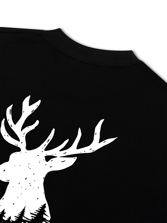 Áo Thun Relaxed Fit Deer Be Wild And Wonder
