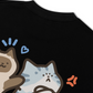 Áo Thun Relaxed Fit Angry Luv Cat Couple
