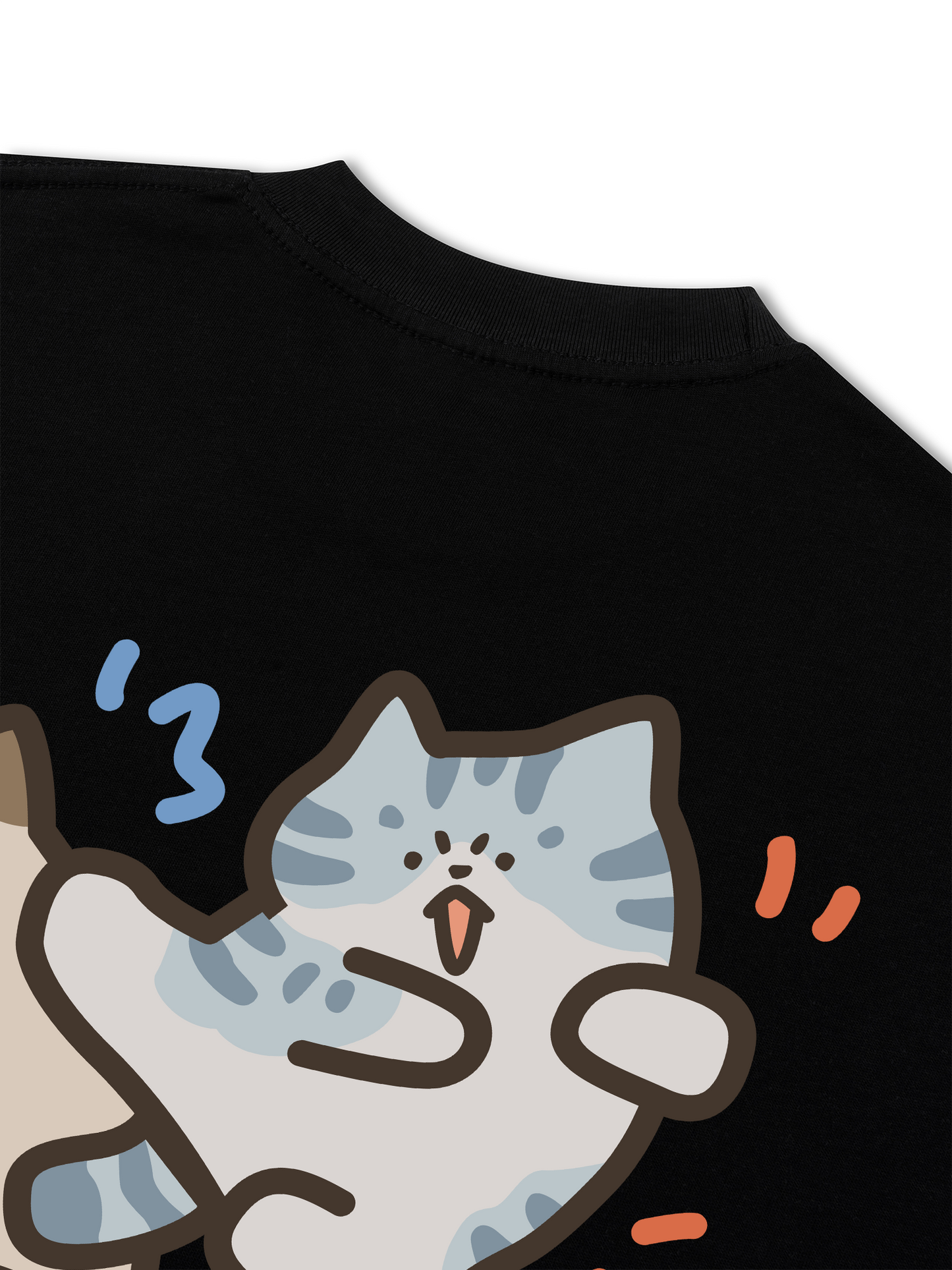 Áo Thun Relaxed Fit Paws Luv Cat Couple