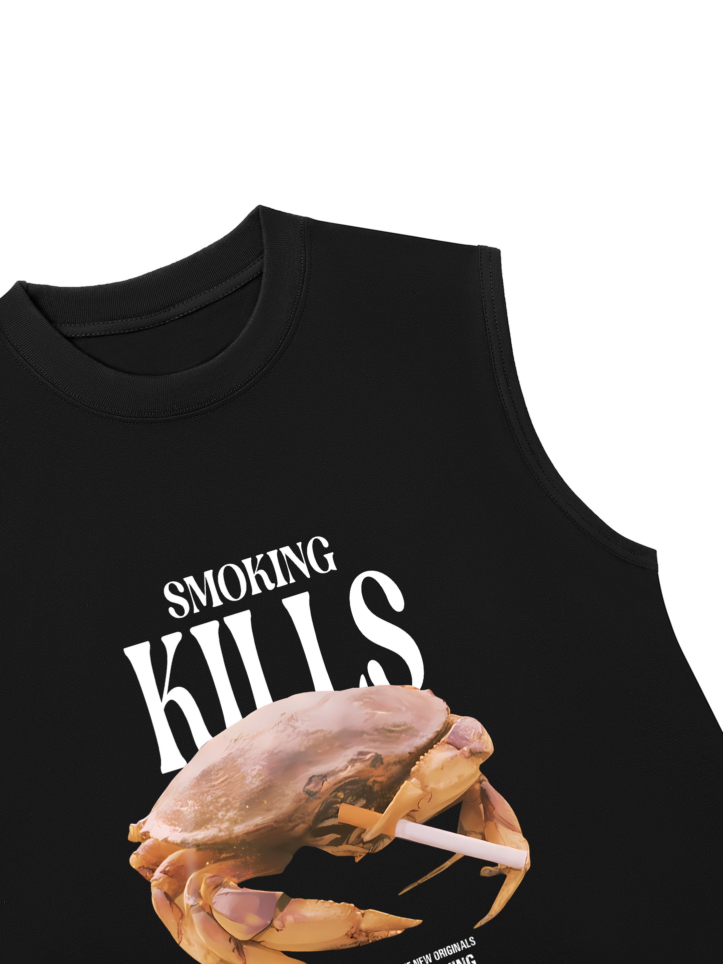 Áo Ba Lỗ Relaxed Fit Ocean Smoking Kills
