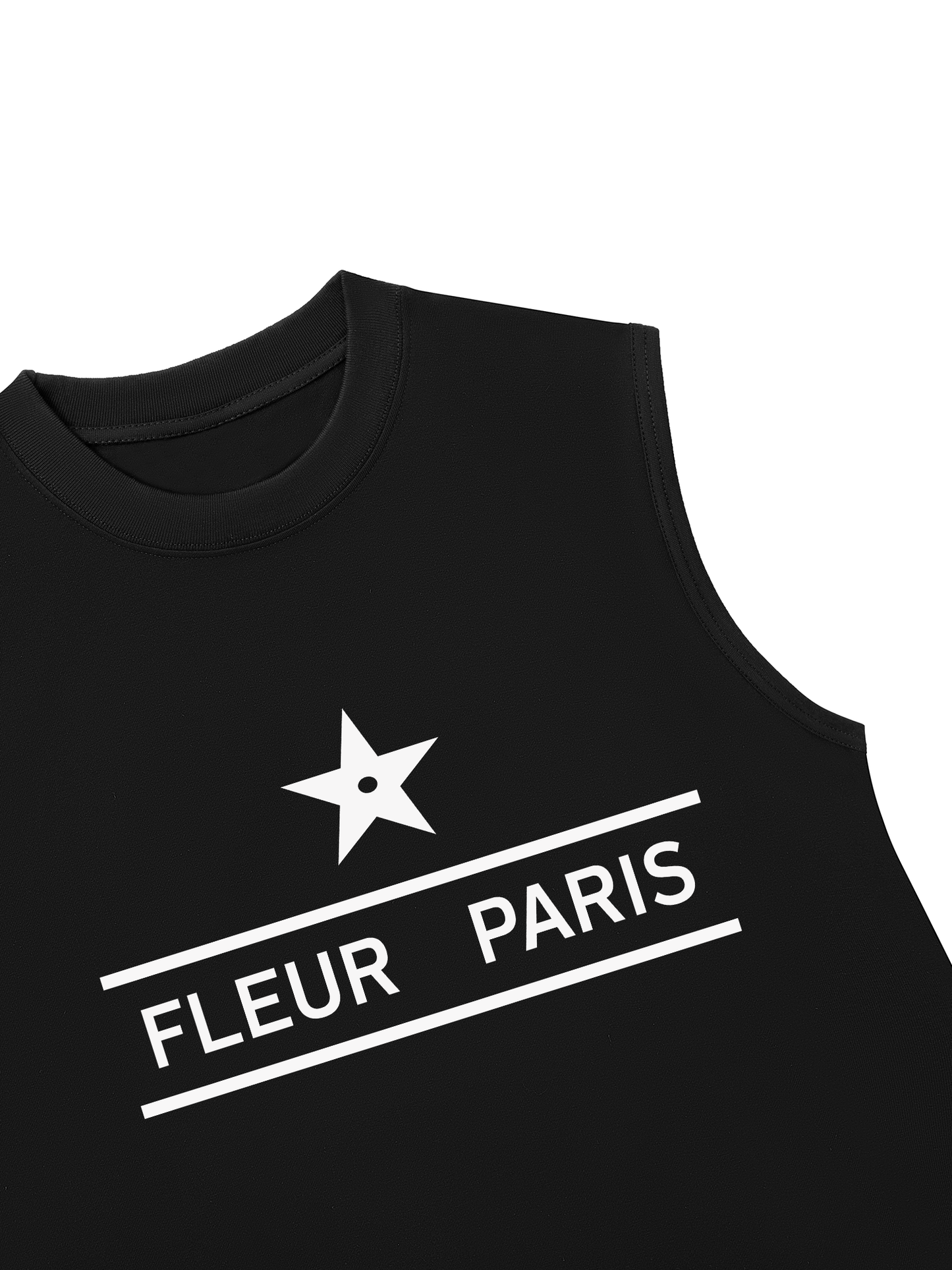 Áo Ba Lỗ Relaxed Fit FLEUR PARIS