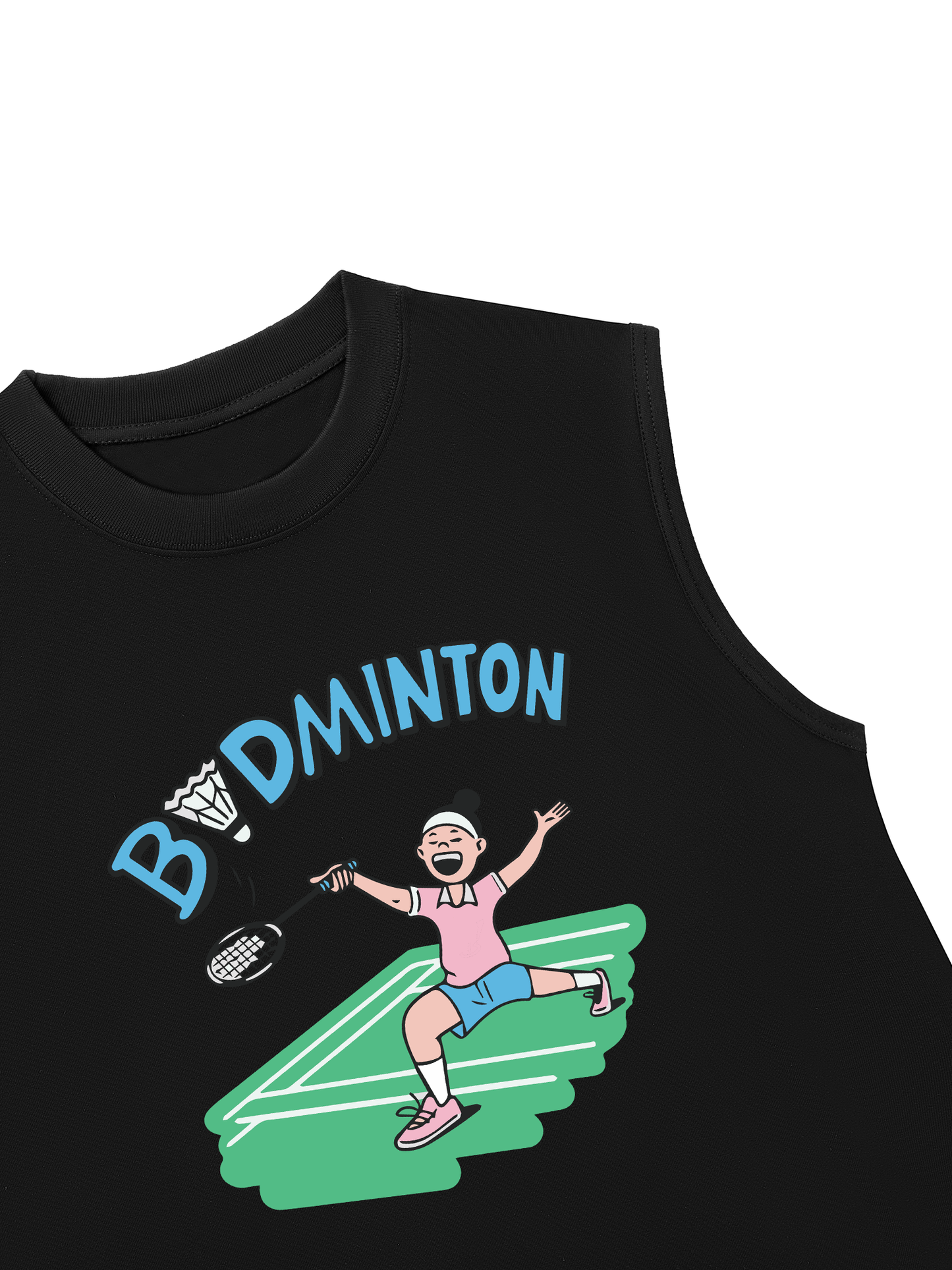 Áo Ba Lỗ Relaxed Fit Badminton