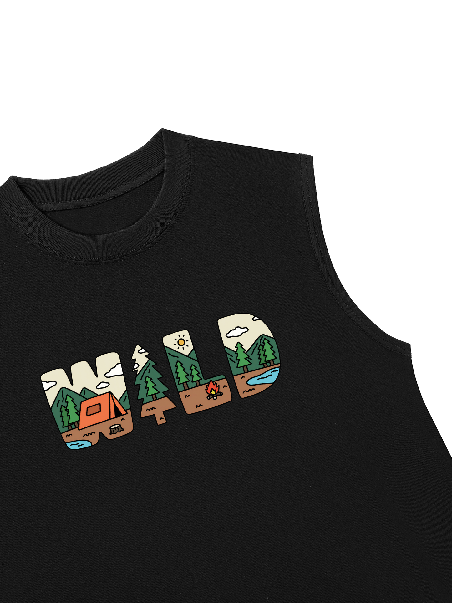 Áo Ba Lỗ Relaxed Fit WILD
